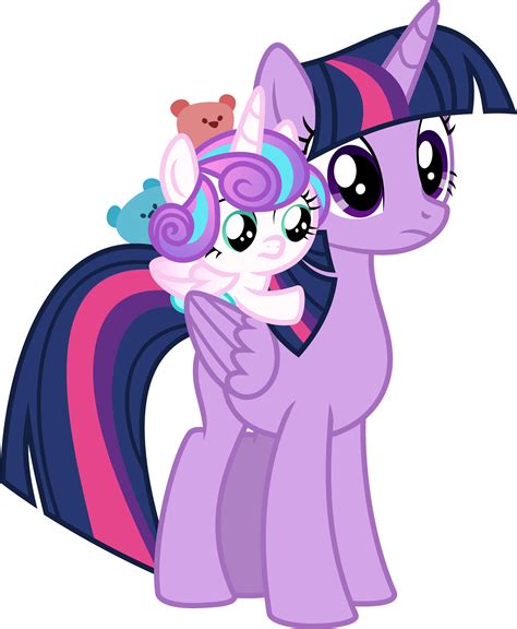 a flurry of emotions mlp|twilight sparkle and flurry heart.